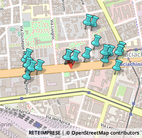 Mappa Via Privata Sommacampagna, 20158 Milano MI, Italia (0.225)