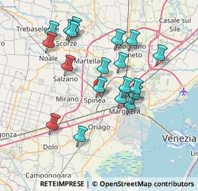 Mappa Via Macello, 30174 Spinea VE, Italia (7.01316)