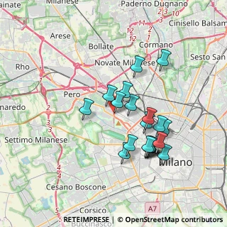 Mappa Viale del Ghisallo, 20151 Milano MI, Italia (3.24)