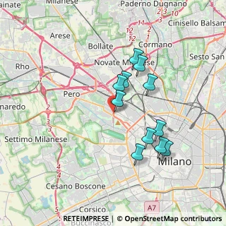 Mappa Viale del Ghisallo, 20151 Milano MI, Italia (3.15182)