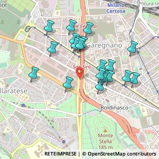 Mappa Viale del Ghisallo, 20151 Milano MI, Italia (0.46)