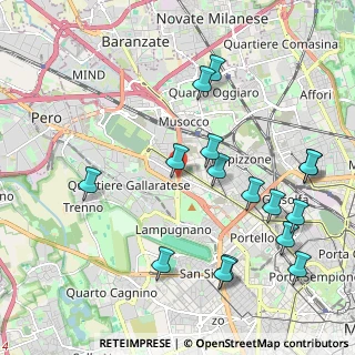 Mappa Viale del Ghisallo, 20151 Milano MI, Italia (2.31938)