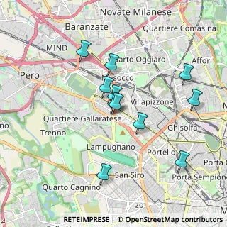 Mappa Viale del Ghisallo, 20151 Milano MI, Italia (1.62545)