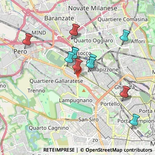 Mappa Viale del Ghisallo, 20151 Milano MI, Italia (1.89538)