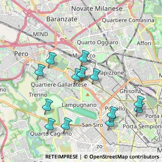 Mappa Viale del Ghisallo, 20151 Milano MI, Italia (2.11769)
