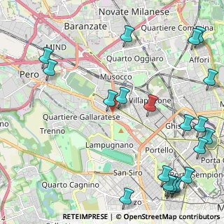 Mappa Viale del Ghisallo, 20151 Milano MI, Italia (3.13)
