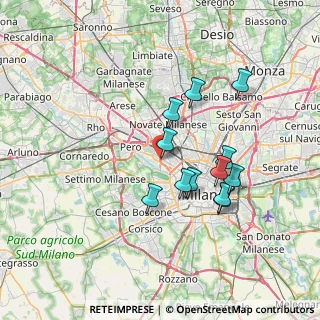 Mappa Viale del Ghisallo, 20151 Milano MI, Italia (6.23833)