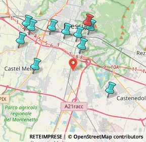 Mappa Via Giulio Stefana, 25010 San Zeno Naviglio BS, Italia (4.48636)