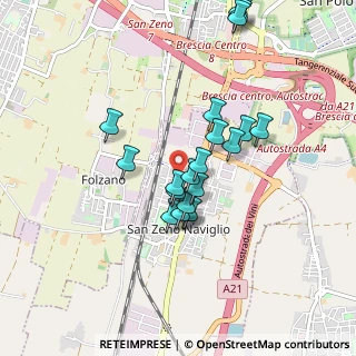 Mappa Via Giulio Stefana, 25010 San Zeno Naviglio BS, Italia (0.777)