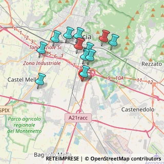 Mappa Via Filippo Brunelleschi, 25010 San Zeno Naviglio BS, Italia (3.39833)