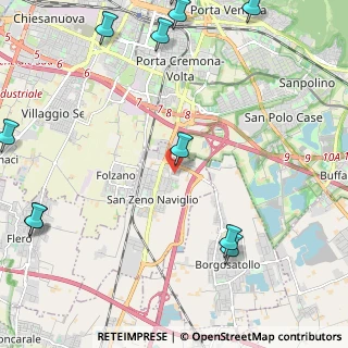 Mappa Via Filippo Brunelleschi, 25010 San Zeno Naviglio BS, Italia (3.796)
