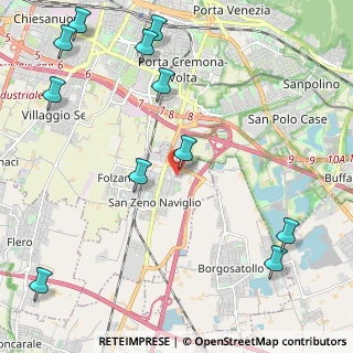 Mappa Via Filippo Brunelleschi, 25010 San Zeno Naviglio BS, Italia (2.89545)