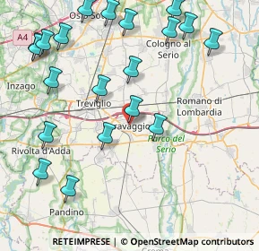 Mappa Via degli Orti, 24043 Caravaggio BG, Italia (10.088)