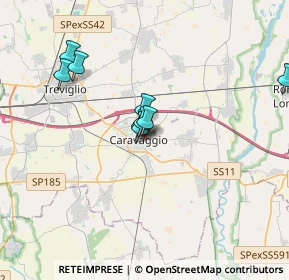 Mappa Via degli Orti, 24043 Caravaggio BG, Italia (6.0715)