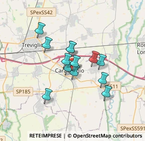 Mappa Via degli Orti, 24043 Caravaggio BG, Italia (2.49308)