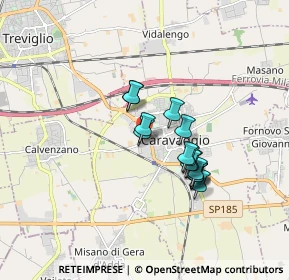 Mappa Via Cà Grande, 24043 Caravaggio BG, Italia (1.27533)