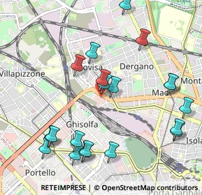 Mappa Viale Luigi Bodio, 20158 Milano MI, Italia (1.1415)