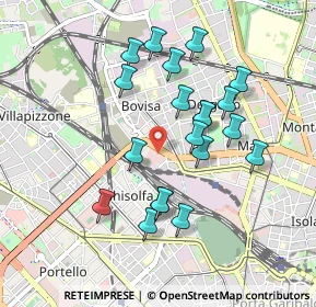 Mappa Viale Luigi Bodio, 20158 Milano MI, Italia (0.847)