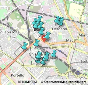 Mappa Viale Luigi Bodio, 20158 Milano MI, Italia (0.7645)