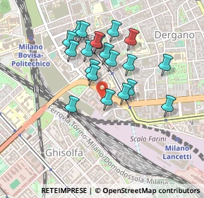 Mappa Viale Luigi Bodio, 20158 Milano MI, Italia (0.3945)