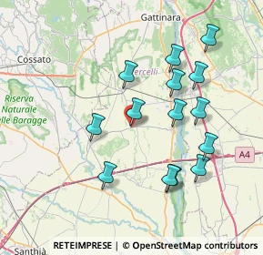 Mappa Via Umberto I, 13030 San Giacomo Vercellese VC, Italia (7.24643)