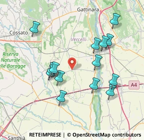 Mappa Via Umberto I, 13030 San Giacomo Vercellese VC, Italia (7.45429)