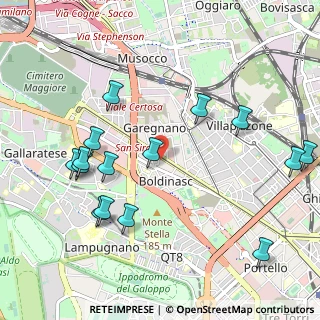 Mappa Via Catullo, 20151 Milano MI, Italia (1.16067)