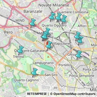 Mappa Via Catullo, 20151 Milano MI, Italia (1.99308)
