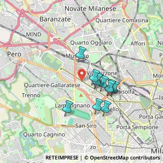 Mappa Via Catullo, 20151 Milano MI, Italia (1.39364)
