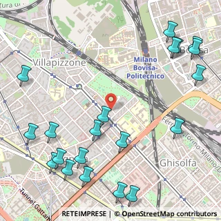 Mappa Via dei Frassini, 20156 Milano MI, Italia (0.75)