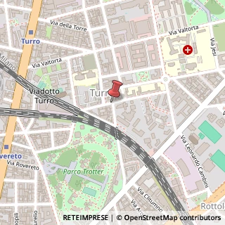 Mappa Via Vincenzo Russo,  12, 20127 Milano, Milano (Lombardia)