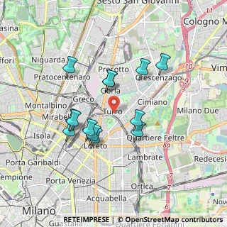 Mappa Via Giovanni Pontano, 20127 Milano MI, Italia (1.56615)