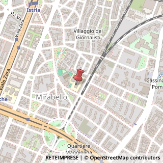 Mappa Via Giovanni Cagliero, 20, 20125 Milano, Milano (Lombardia)