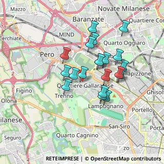 Mappa C.C Bonola, 20151 Milano MI, Italia (1.491)