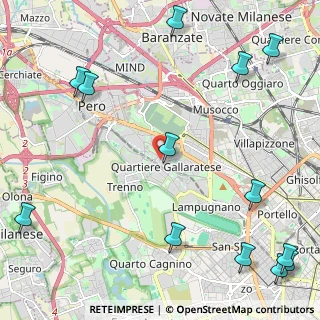 Mappa C.C Bonola, 20151 Milano MI, Italia (3.26692)