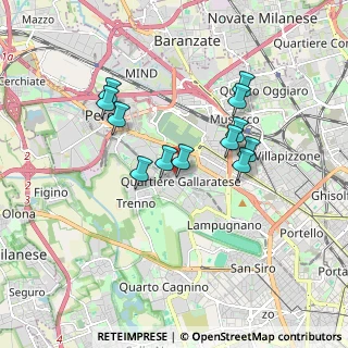Mappa C.C Bonola, 20151 Milano MI, Italia (1.51833)