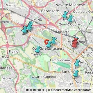 Mappa C.C Bonola, 20151 Milano MI, Italia (2.26857)
