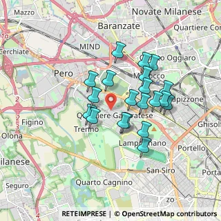 Mappa C.C Bonola, 20151 Milano MI, Italia (1.437)