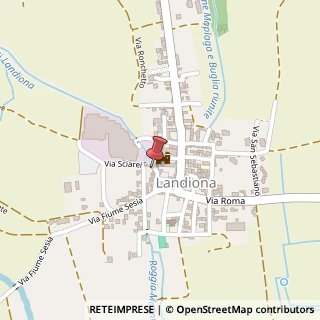 Mappa Via Molino, 11, 28064 Landiona, Novara (Piemonte)