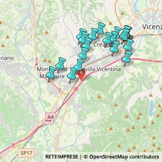 Mappa Via Selva Bassa, 36075 Montecchio Maggiore VI, Italia (4.097)