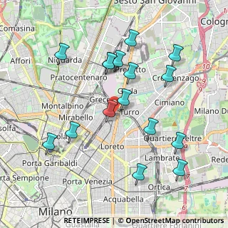 Mappa Via Ottavio Rinuccini, 20125 Milano MI, Italia (2.01063)