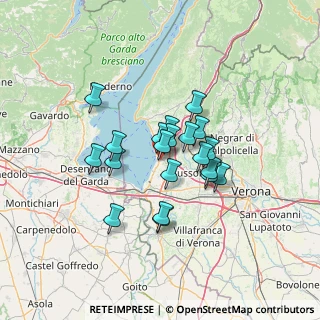Mappa Vicolo Sagramose, 37017 Lazise VR, Italia (9.8825)