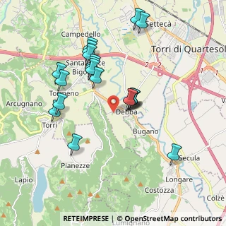 Mappa Strada Monte Grande, 36100 Vicenza VI, Italia (1.8025)