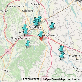 Mappa Strada Monte Grande, 36100 Vicenza VI, Italia (6.85071)