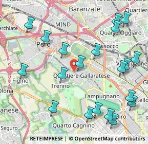 Mappa Bonola, 20151 Milano MI, Italia (2.5215)