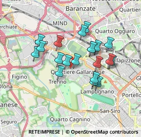 Mappa Bonola, 20151 Milano MI, Italia (1.4815)