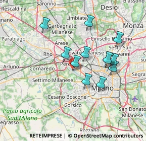 Mappa Bonola, 20151 Milano MI, Italia (6.38167)