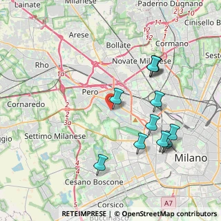 Mappa Via Riccardo Bacchelli, 20151 Milano MI, Italia (4.11667)