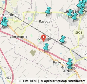 Mappa Via Villapovera, 36040 Grumolo delle Abbadesse VI, Italia (3.32143)