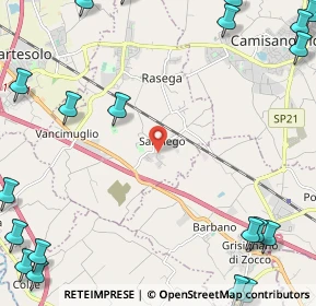 Mappa Via Villapovera, 36040 Grumolo delle Abbadesse VI, Italia (3.779)